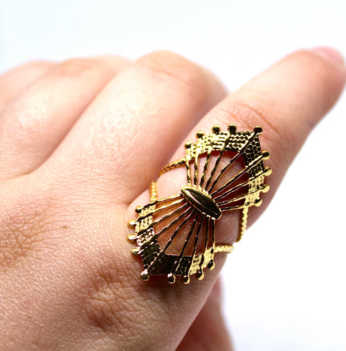 Bague CALISTA Dorée