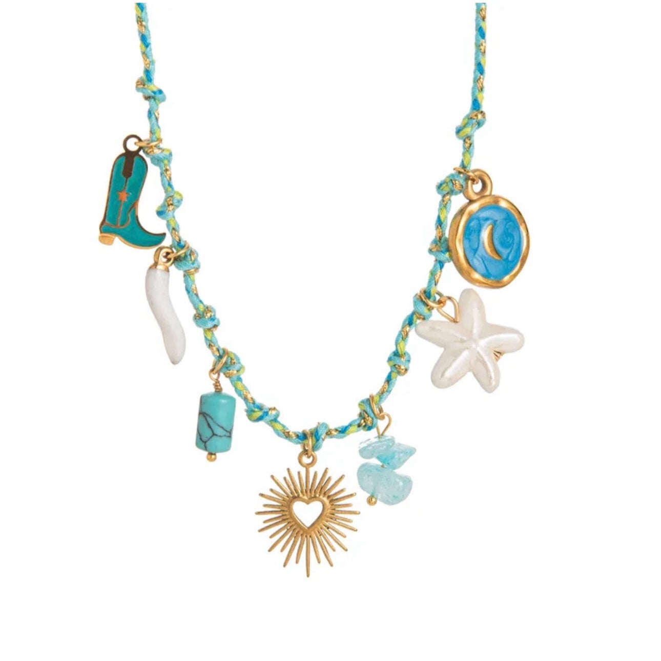 Collier AURORA Bleu