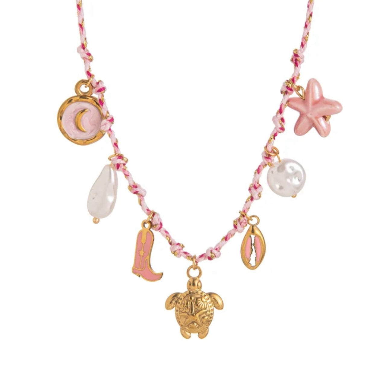 Collier AURORA Rose