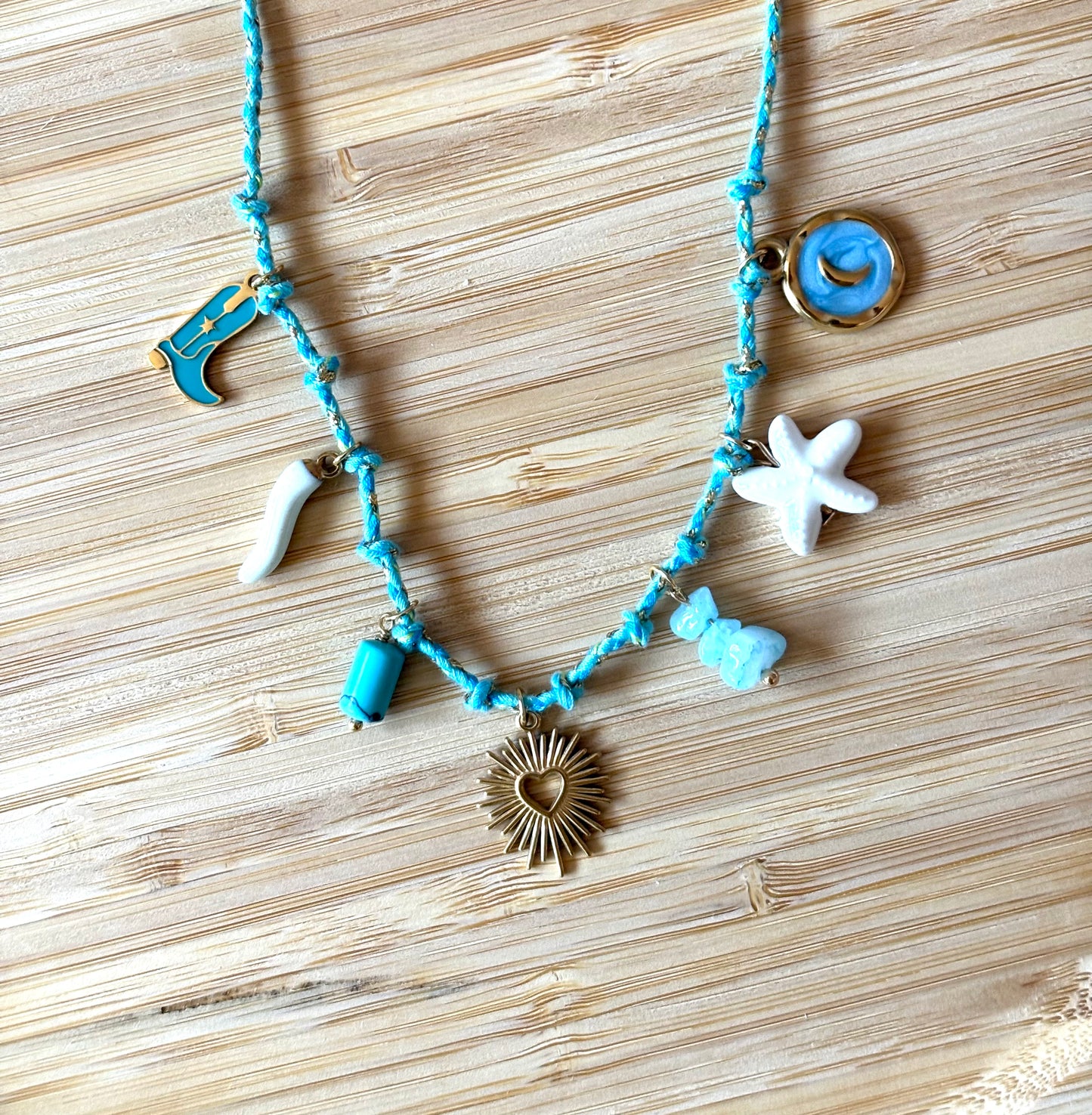 Collier AURORA Bleu